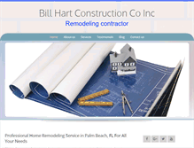Tablet Screenshot of billhartconstruction.com